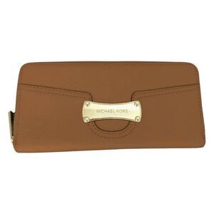 MICHAEL KORS Saratoga Camel Leather Wallet